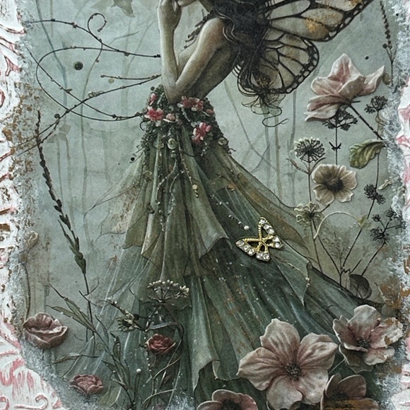 Fairy Art Decor with Pink and White Frame - Picture 8 of 12